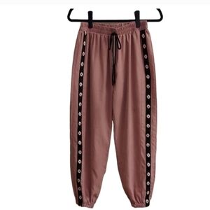 SHEIN Dusty Rose High Rise Elastic Jogger Pants